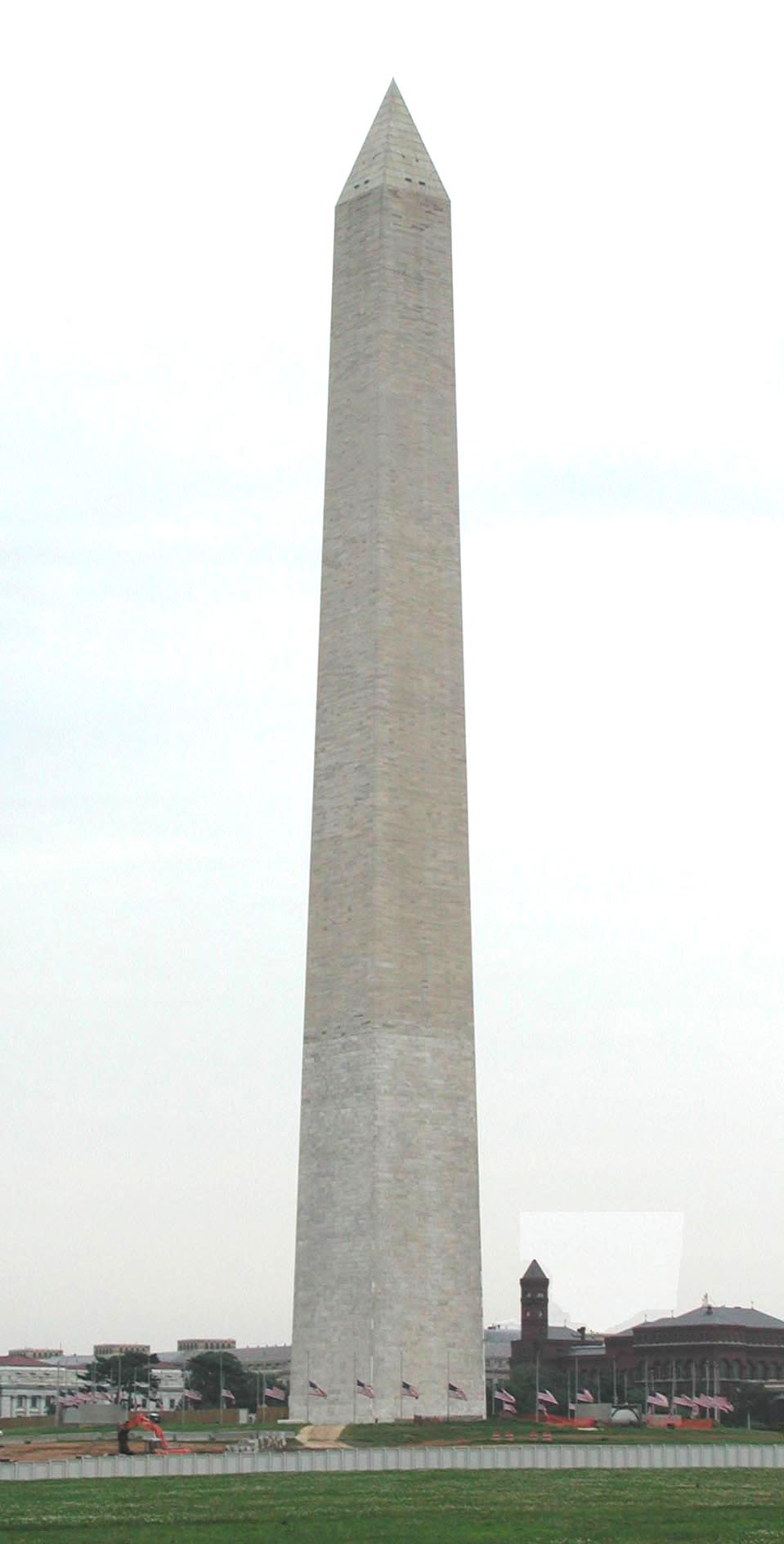 Picture of the Washington Monument Taken by Raul654 on June 23, 2004, courtesy of Wikimedia Commons
