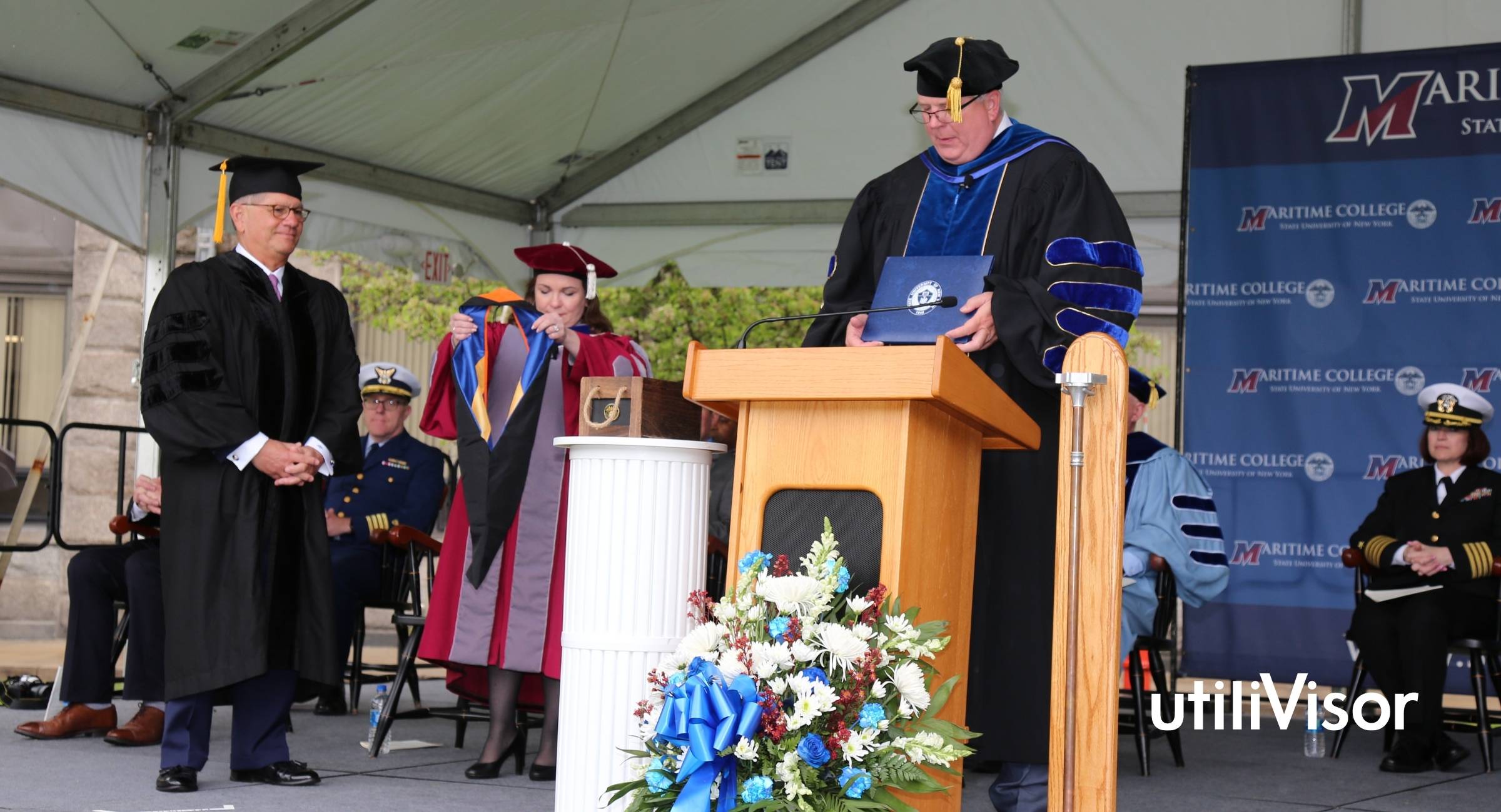 Richard Angerame awarded honorary doctorate at Maritime College on May 6, 2022